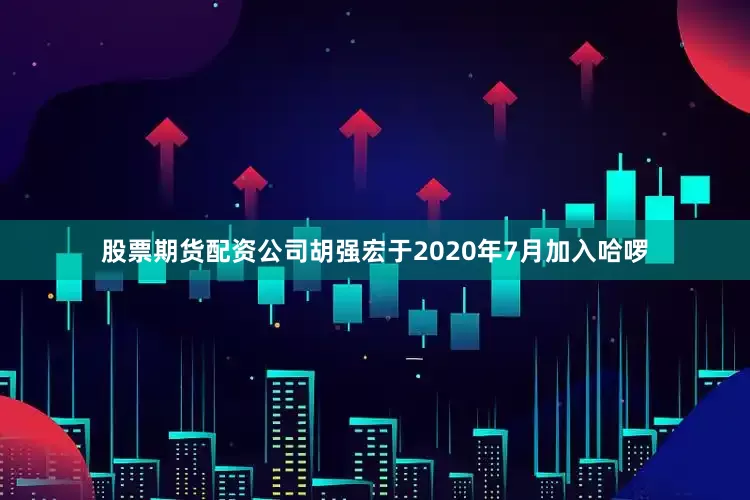 股票期货配资公司胡强宏于2020年7月加入哈啰